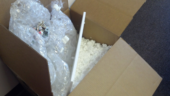 Excessive-styrofoam-packing